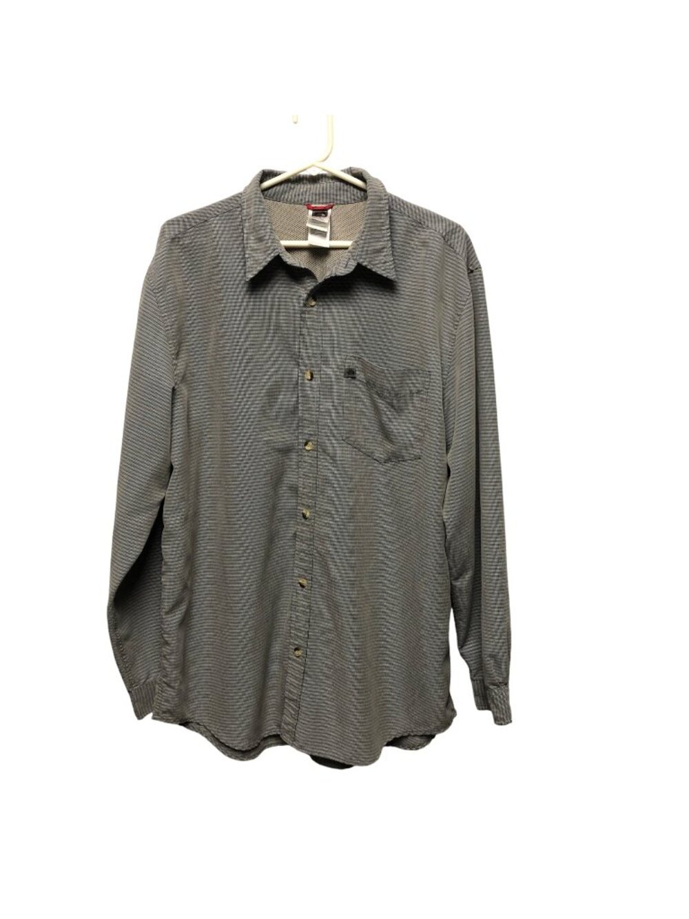 The North Face Shirt Mens Size XL Blue White Button Down Long Sleeve Casual